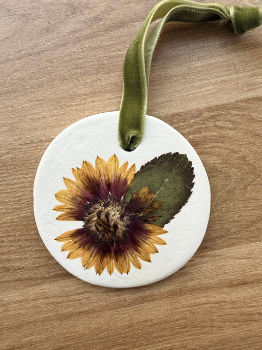 Clay Ornament - Rudbeckia