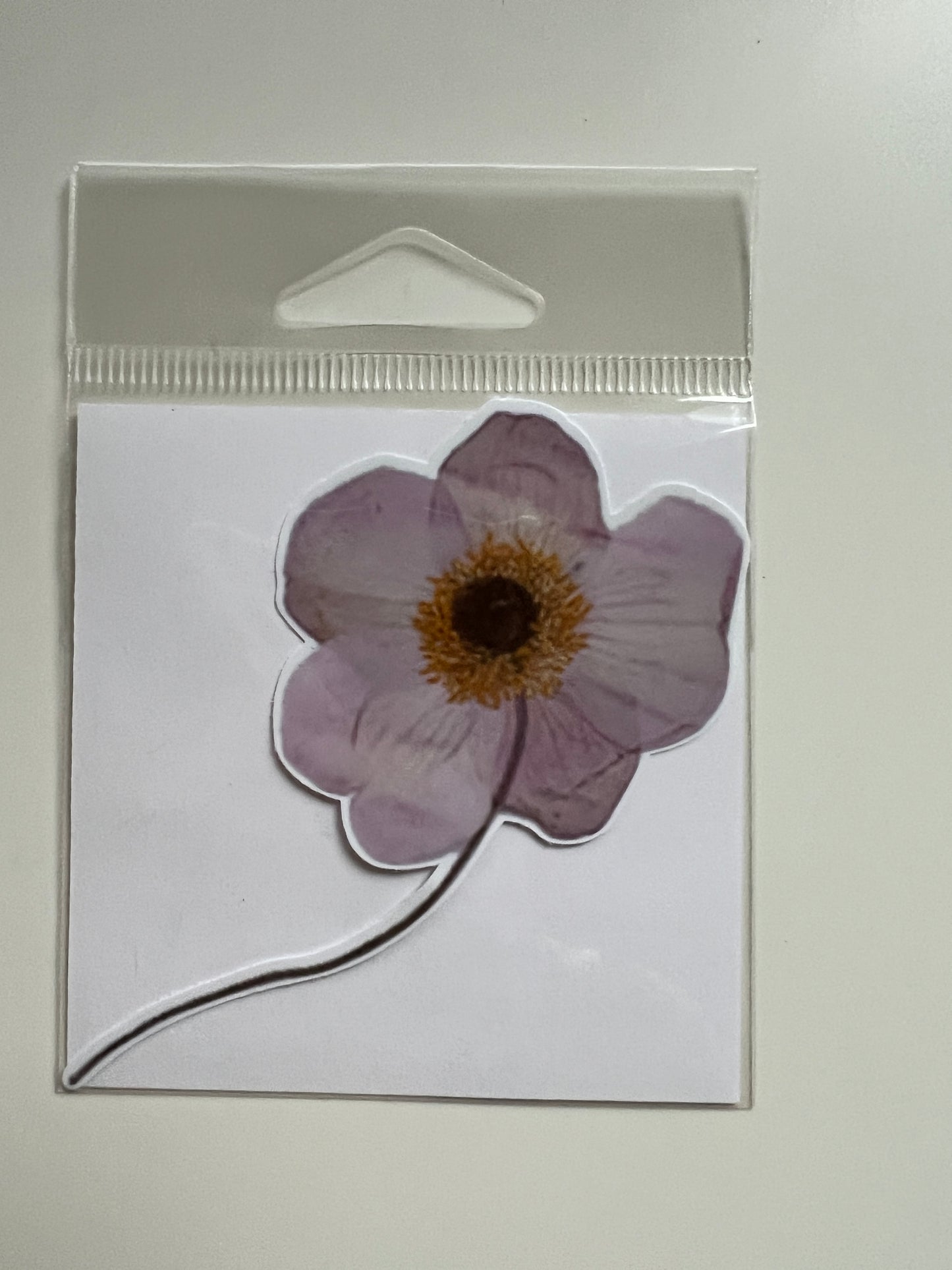 3” stickers, Japanese Anemone