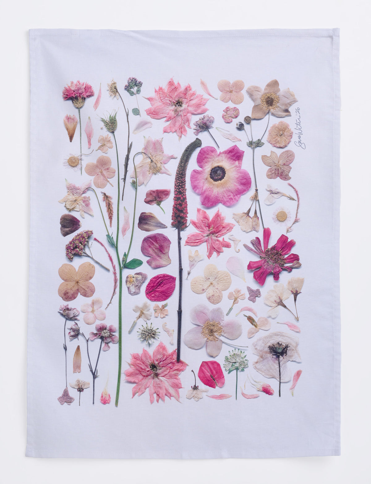 Tea Towel - Pretty In Pink