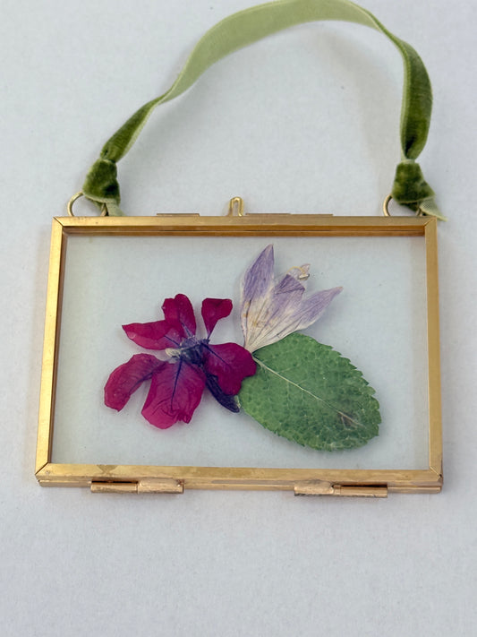 Pressed Floral Ornament - Colourful