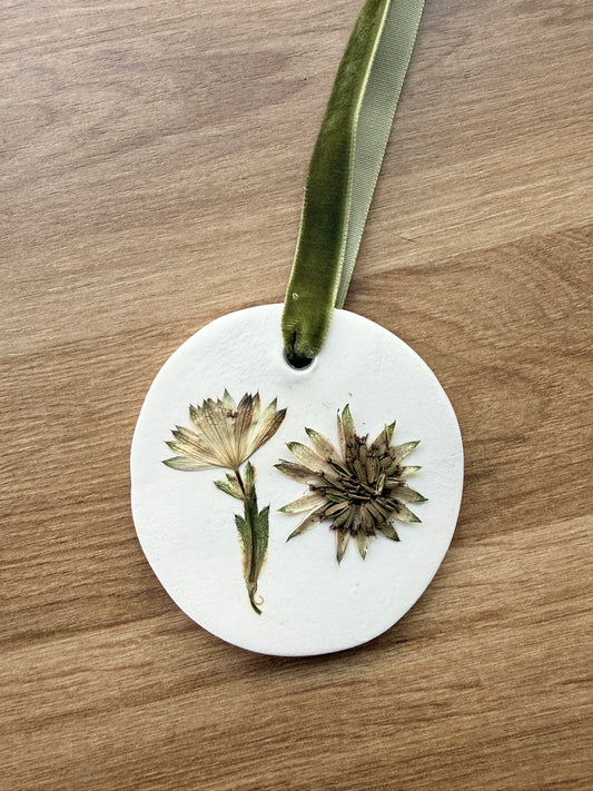 Clay Ornament - Astrantia