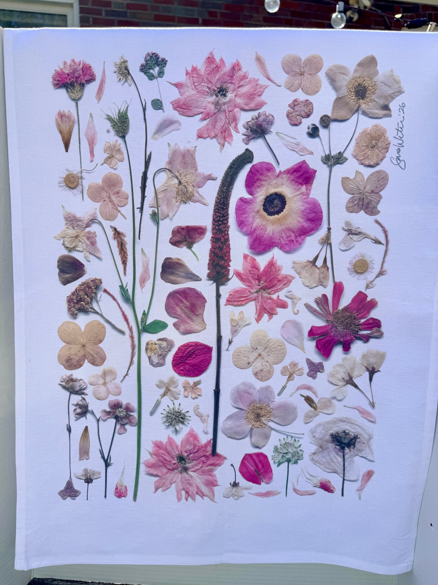 Tea Towel - Pretty In Pink